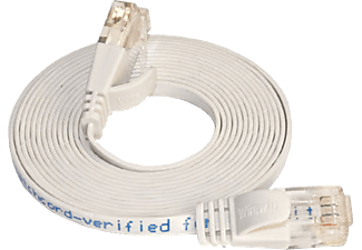 WIREWIN PKW-SLIM-KAT6 1.0 GN - câbles de réseau, 1 m, Blanc