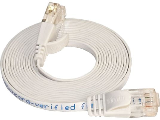 WIREWIN PKW-SLIM-KAT6 1.0 GN - cavi di rete, 1 m, Bianco