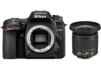 NIKON Nikon D7500 Body + AF-P 10-20VR - Fotocamera reflex digitale - 20.9 MP - Nero - Fotocamera reflex 