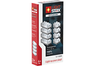 LIGHT STAX LIGHT STAX Expansion - Luci notturne - LEGO®-compatibile - Trasparente - Blocchi di costruzione luminosi 