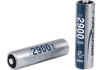 ANSMANN ANSMANN 2900 - 2x 2650 mAh - Argento - Batterie mignon AAA (Argento)