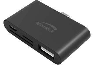 SPEEDLINK Pleca 5-in-1 USB-C Card Reader - Lecteur de cartes (Noir)