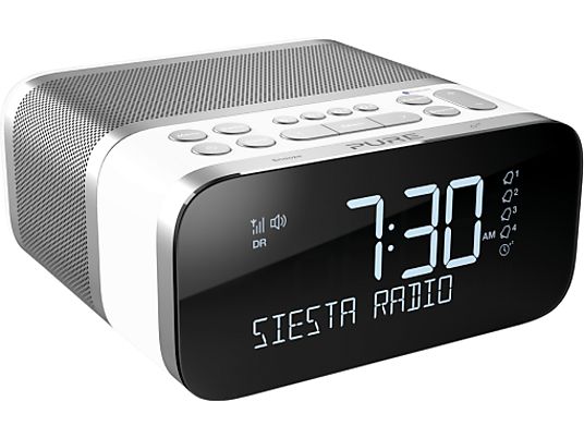 PURE DIGITAL Siesta S6 - Radio numérique (DAB+, FM, Blanc)