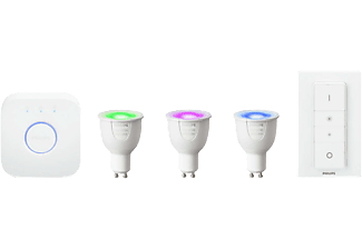 PHILIPS HUE Hue White and Color Ambiance Starter Kit - Beleuchtungssystem (Weiss)