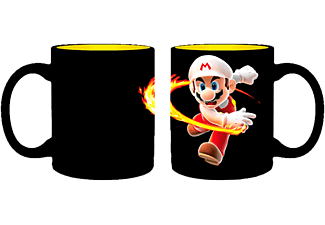 JUST FUNKY FUNKY Super Mario Fireball - Thermo Becher (Schwarz)