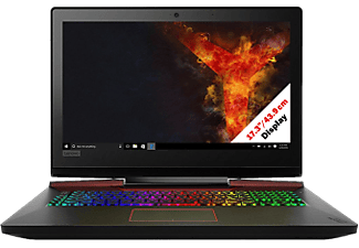 LENOVO Legion Y920-17IKB - Gaming Notebook, 17.3 ",  , 256 GB SSD + 1 TB HDD, 16 GB RAM,   (8 GB, GDDR5), Schwarz