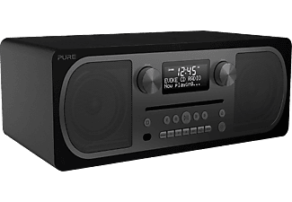 PURE DIGITAL PURE Evoke C-D6 - Impianto audio tutto in uno - Bluetooth - Nero - Radio digitale (DAB+, FM, Nero)