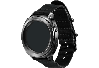 SAMSUNG Gear Sport Premium - Nato-Armband (Schwarz)
