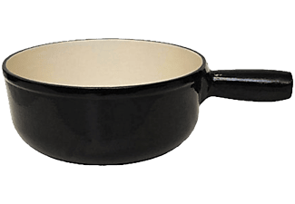 HEIDI CHEESE LINE 26752000 Caquelon Gusseisen - Induktion Käse Fondue (Schwarz)