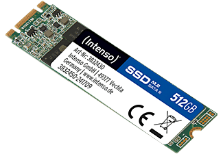 INTENSO M.2 TOP - Disco rigido interno SSD (SSD, 512 GB, Nero/Verde)