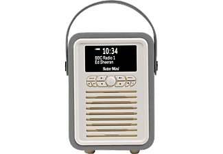 VIEW QUEST Retro Mini - Retro Radio (DAB+, FM, Dunkelgrau)