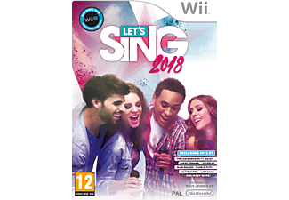 Let's Sing 2018 + 1 Mic, Nintendo Wii, Multilingual