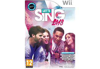 Wii - Lets Sing 2018+1 Mic /Multilingue