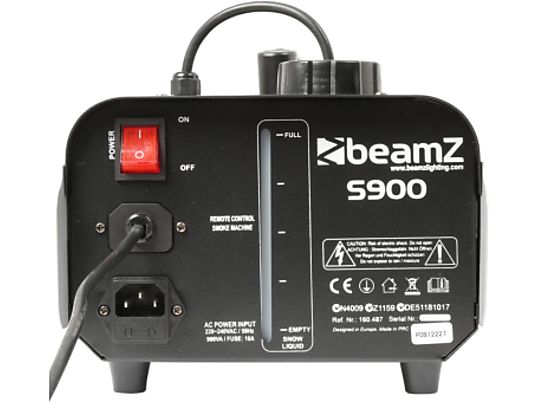 BEAMZ S900 - Nebelmaschine (Schwarz/Grau)