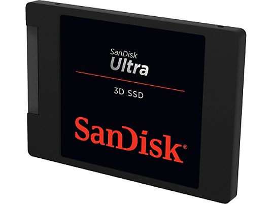 SANDISK Ultra 3D SSD - Festplatte (SSD, 1 TB, Schwarz)
