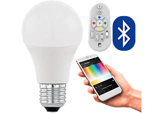 EGLO EGLO 11585 CONNECT, Bluetooth LED- Lampadina RGBW incl. telecomando CONNECT, bianco - Lampadina