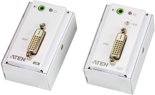 ATEN VE607 - Extender DVI/Audio Cat 5, Blanc