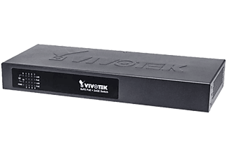 VIVOTEK AW-GET-100A-120 PoE Switch - 8 ports Gigabit Ethernet (Noir)