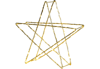 STAR TRADING STAR TRADING 700-56 EDGE 3D STAR - Luci di Natale - 25 x 23.5 cm - Oro - Luci di Natale a LED