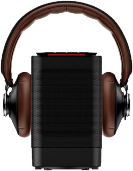 SONNENKOENIG NIZZA - Keramikheizlüfter (Schwarz)