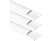 SCHOENENBERGER schönenberger Canale di cavo in PVC - 50 x 13 mm - 1 m - Bianco - Canalina per cavi (Bianco)