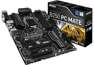 MSI MSI B250 PC MATE - Mainboard - LGA 1151 Sockel (Intel® B250) - Nero - scheda madre