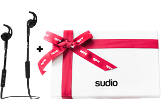 SUDIO sudio Tre - Cuffie auricolari in confezione regalo - Bluetooth - Nero - Auricolare Bluetooth (In-ear, Nero)