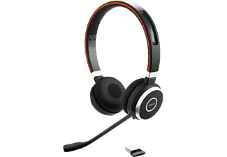 JABRA Evolve 65 Stereo UC - Micro-casque (Sans câble, Binaural, On-ear, Noir)