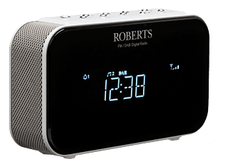 ROBERTS Ortus 1 - Radiowecker (DAB+, FM, Weiss)