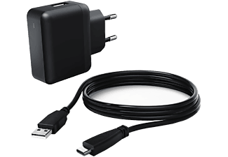 HAMA Netzteil mit USB-C-Kabel - Netzteil mit USB-C-Kabel (Schwarz)