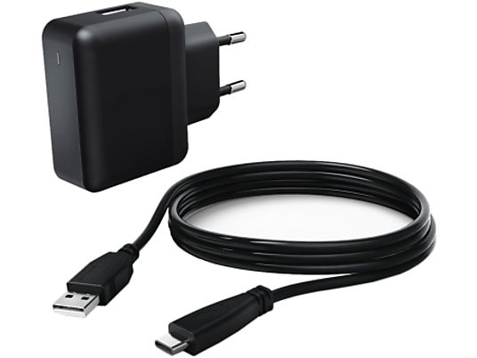HAMA Netzteil mit USB-C-Kabel - Netzteil mit USB-C-Kabel (Schwarz)