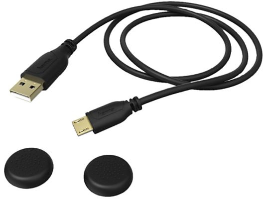 HAMA Câble de charge Super Soft - Câble de chargement (Noir)