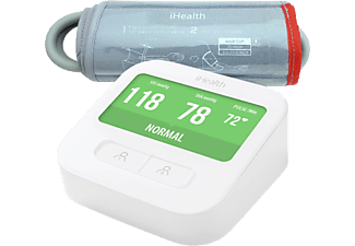 IHEALTH iHealth Clear Wireless BPM1 - Dispositivo di misurazione della pressione sanguigna - Wi-Fi - Bianco - Misuratore pressione sanguigna (Bianco)