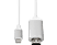 MINIX NEO USB-C a 4K HDMI Adapter - Câble adaptateur (Argent)