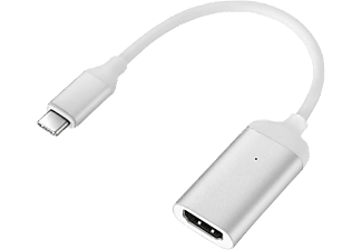 MINIX MINIX NEO C-HD USB-C zu 4K HDMI Adattatore - 60 Hz - Argento - adattatore (Argento)