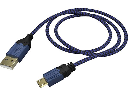 HAMA High Quality - Câble de chargement (Bleu/Noir)