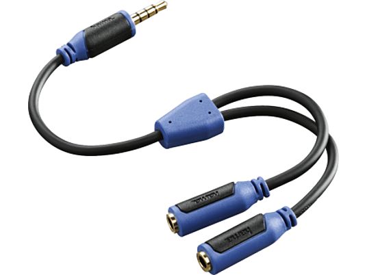 HAMA Audio Adapter - Audio-Adapter (Schwarz/Blau)