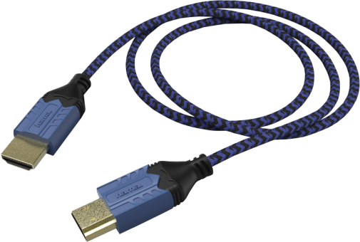 HAMA 54482 - câble HDMI (Noir/Bleu)