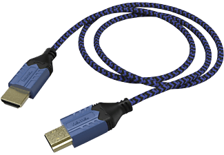 HAMA hama High Quality - Câble HDMI ™ - Pour Sony PS4 - Noir/Bleu - Cavo HDMI (Nero/Blu)