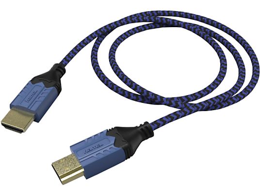 HAMA 54482 - câble HDMI (Noir/Bleu)