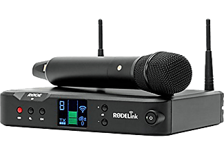 RODE RODE RodeLink Performer Kit - Microfono a condensatore/Ricevitore desktop/Batteria Li-Ion - Nero - Microfono a condensatore/ricevitore Desktop/batteria agli ioni di litio (Nero)