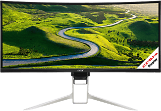 ACER XR382CQK - Curved Gaming Monitor, 37.5 ", UWQHD, 75 Hz, Schwarz