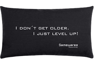 GAMEWAREZ Gamewarez „I DON’T GET OLDER. I JUST LEVEL UP!“ - Gaming Pillow - Nero - 