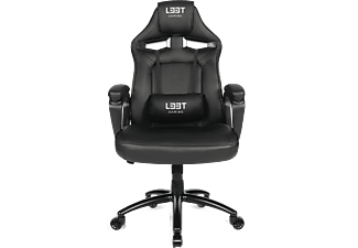 L33T L33T Extreme - Sedia da gioco - Pelle PU - Nero - Sedile di gioco (Nero)