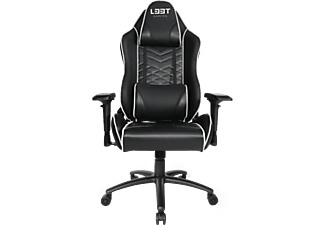 L33T E-SPORT - Gaming Stuhl (Schwarz/Weiss)