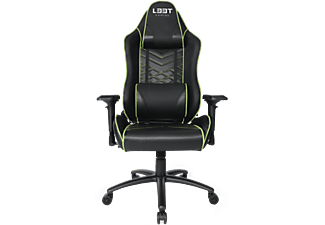L33T 160536 - Gaming Stuhl (Schwarz/Grün)