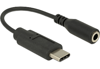DELOCK Adaptateur audio USB Type-C - Adaptateur Audio (Noir)