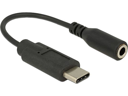 DELOCK Adaptateur audio USB Type-C - Adaptateur Audio (Noir)