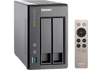 QNAP QNAP TS-251+-2G - Server NAS - 4 GB Disco rigido - Nero - Server NAS