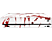 EPIC SKIN Epic Skin Xbox One X 3M - "Zombie Blood" - Bianco/Rosso - epidermide (Bianco/Rosso)